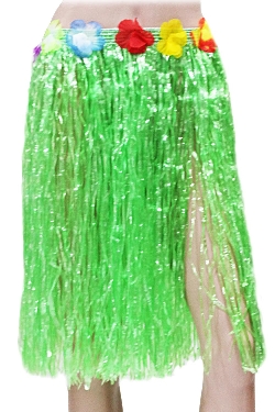 GONNA HAWAIANA 60 CM VERDE